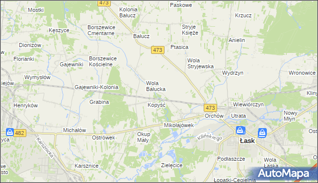mapa Orchów-Wesółka, Orchów-Wesółka na mapie Targeo