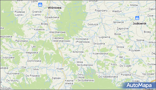mapa Przenosza, Przenosza na mapie Targeo