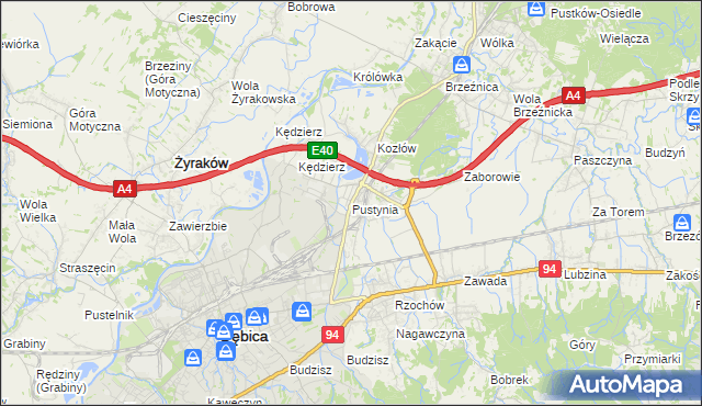 mapa Pustynia, Pustynia na mapie Targeo