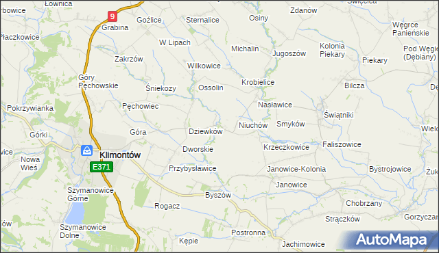 mapa Węgrce Szlacheckie, Węgrce Szlacheckie na mapie Targeo