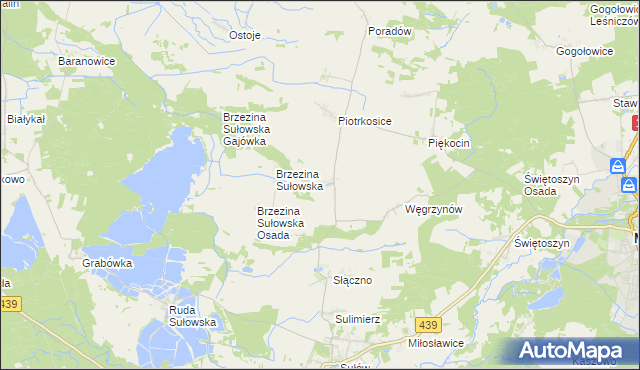 mapa Dunkowa, Dunkowa na mapie Targeo
