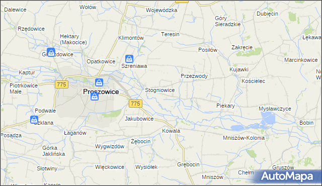 mapa Górka Stogniowska, Górka Stogniowska na mapie Targeo