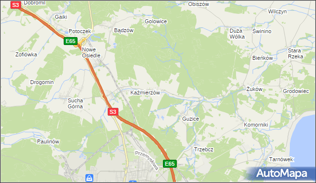 mapa Moskorzyn gmina Polkowice, Moskorzyn gmina Polkowice na mapie Targeo