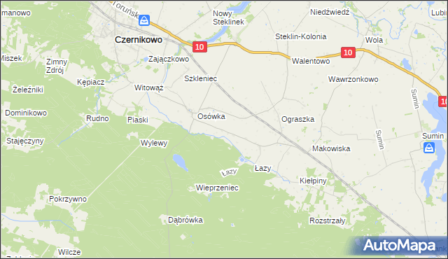 mapa Osówka-Kolonia, Osówka-Kolonia na mapie Targeo