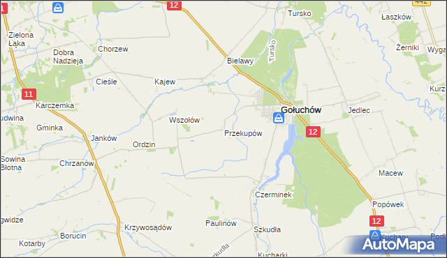 mapa Przekupów, Przekupów na mapie Targeo