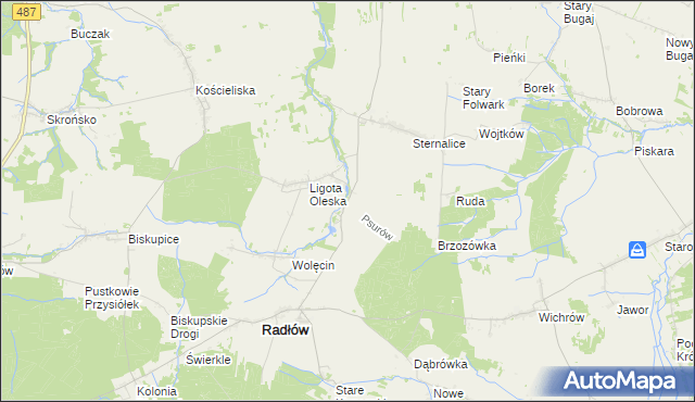 mapa Psurów, Psurów na mapie Targeo