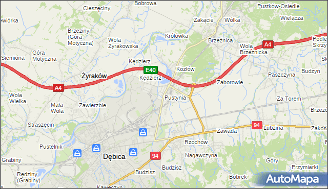 mapa Pustynia, Pustynia na mapie Targeo