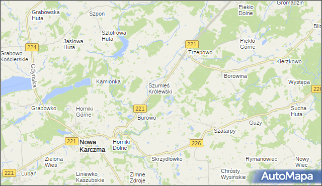 mapa Szumleś Szlachecki, Szumleś Szlachecki na mapie Targeo