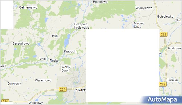 mapa Kamierowo, Kamierowo na mapie Targeo