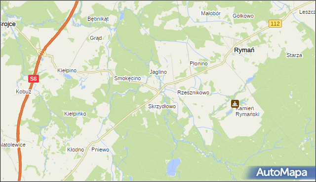 mapa Czartkowo, Czartkowo na mapie Targeo