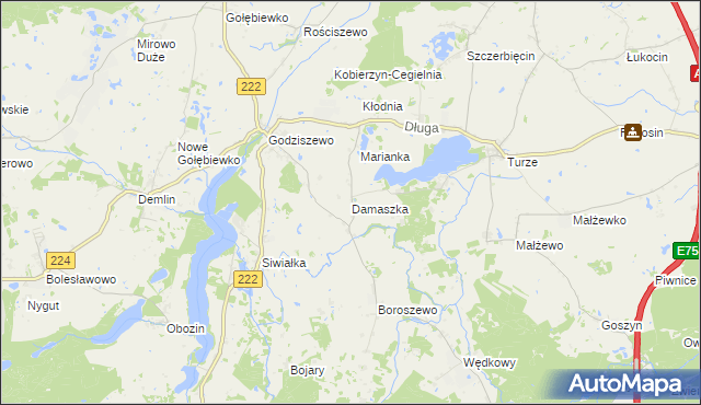 mapa Damaszka, Damaszka na mapie Targeo