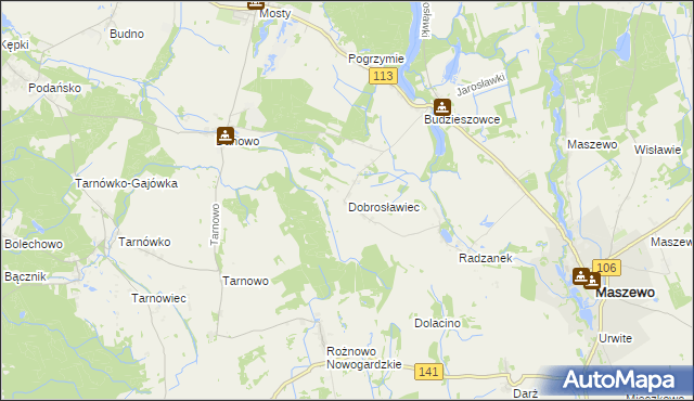 mapa Dobrosławiec, Dobrosławiec na mapie Targeo