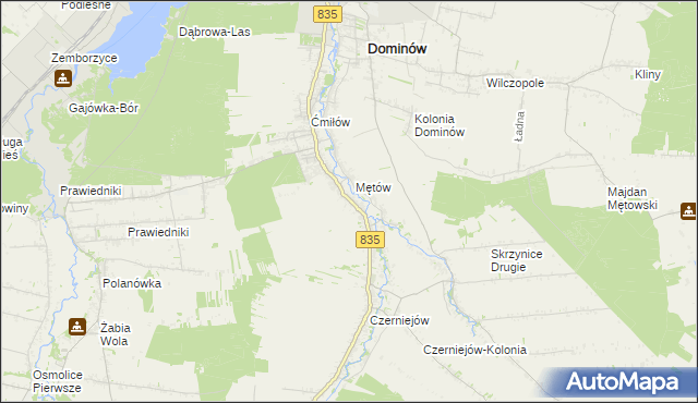 mapa Głuszczyzna gmina Głusk, Głuszczyzna gmina Głusk na mapie Targeo