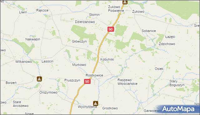mapa Kobylniki gmina Wyszogród, Kobylniki gmina Wyszogród na mapie Targeo