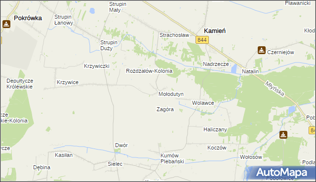 mapa Mołodutyn, Mołodutyn na mapie Targeo