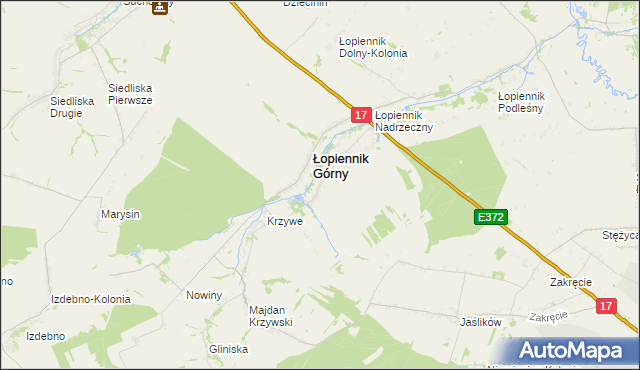 mapa Olszanka gmina Łopiennik Górny, Olszanka gmina Łopiennik Górny na mapie Targeo