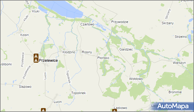 mapa Płońsko, Płońsko na mapie Targeo