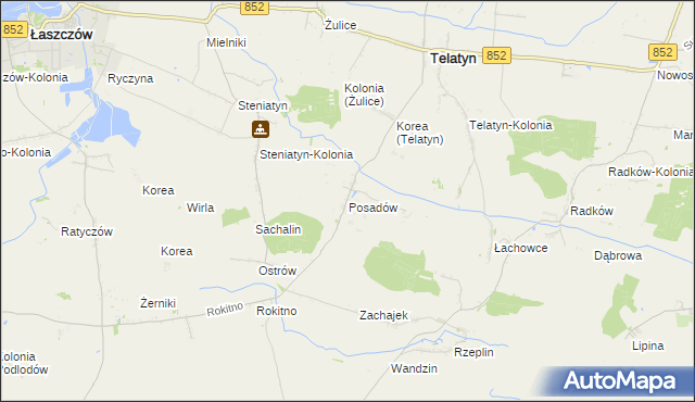 mapa Posadów, Posadów na mapie Targeo