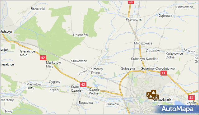 mapa Smardy Górne, Smardy Górne na mapie Targeo