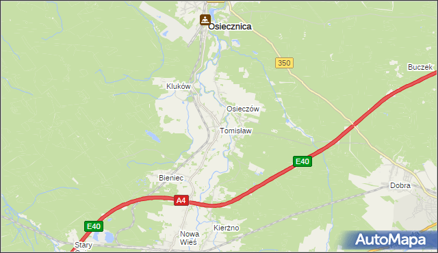 mapa Tomisław, Tomisław na mapie Targeo