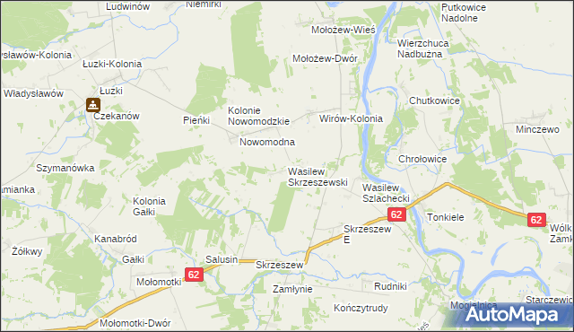 mapa Wasilew Skrzeszewski, Wasilew Skrzeszewski na mapie Targeo