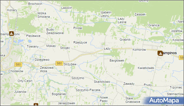 mapa Wola Pasikońska, Wola Pasikońska na mapie Targeo