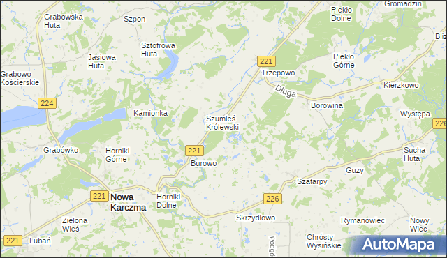 mapa Szumleś Szlachecki, Szumleś Szlachecki na mapie Targeo