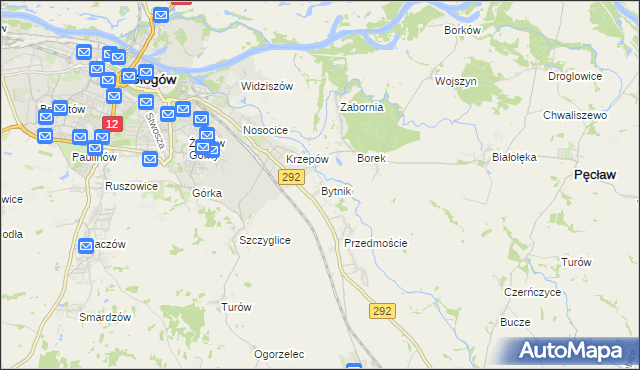 mapa Bytnik, Bytnik na mapie Targeo