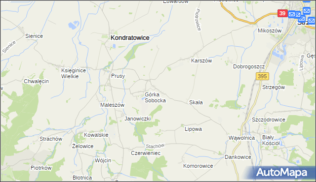 mapa Gołostowice, Gołostowice na mapie Targeo