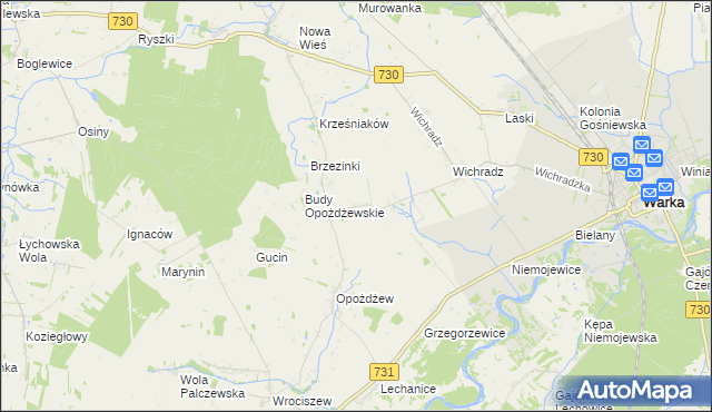mapa Kazimierków, Kazimierków na mapie Targeo