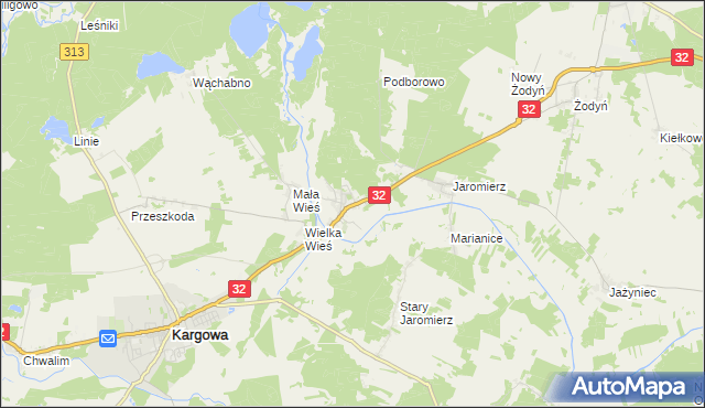 mapa Kopanica gmina Siedlec, Kopanica gmina Siedlec na mapie Targeo