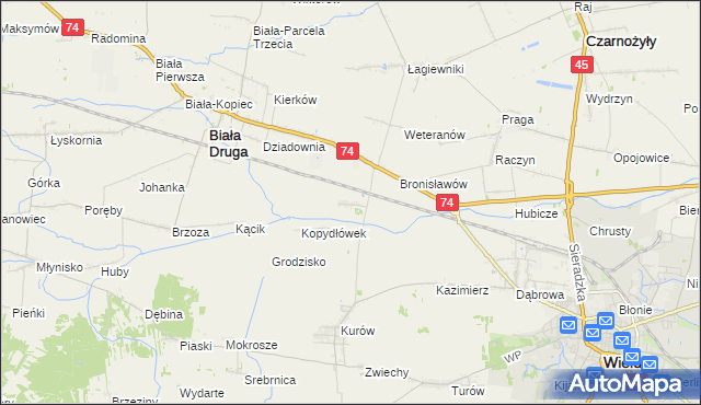mapa Kopydłów, Kopydłów na mapie Targeo