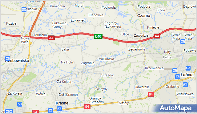 mapa Palikówka, Palikówka na mapie Targeo