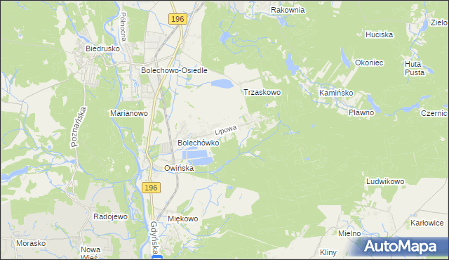 mapa Potasze, Potasze na mapie Targeo