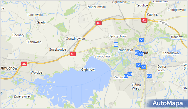 mapa Skorochów, Skorochów na mapie Targeo
