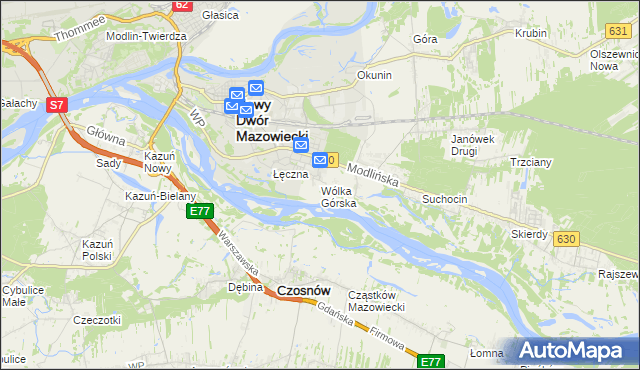 mapa Wólka Górska, Wólka Górska na mapie Targeo