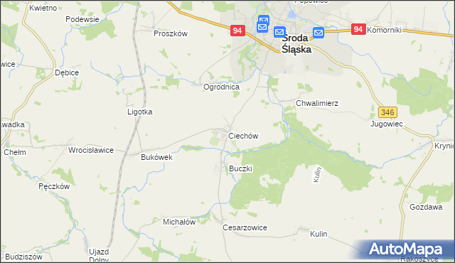 mapa Ciechów, Ciechów na mapie Targeo