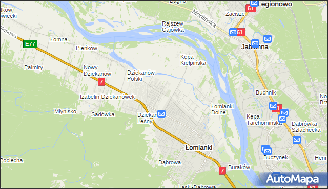 mapa Kiełpin Poduchowny, Kiełpin Poduchowny na mapie Targeo