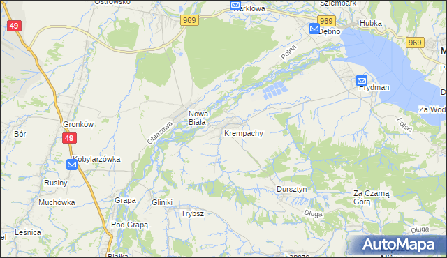 mapa Krempachy, Krempachy na mapie Targeo