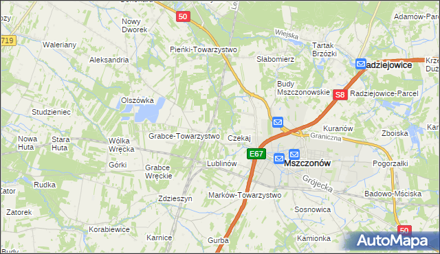 mapa Marków-Świnice, Marków-Świnice na mapie Targeo