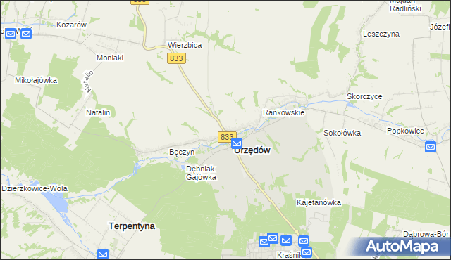 mapa Mikuszewskie, Mikuszewskie na mapie Targeo