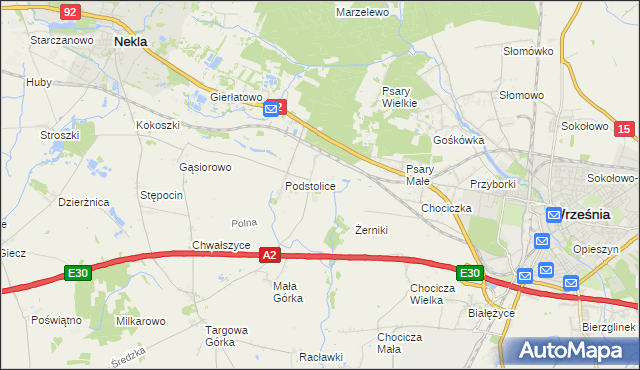 mapa Opatówko, Opatówko na mapie Targeo