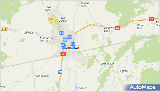 mapa Przyczyna Dolna, Przyczyna Dolna na mapie Targeo