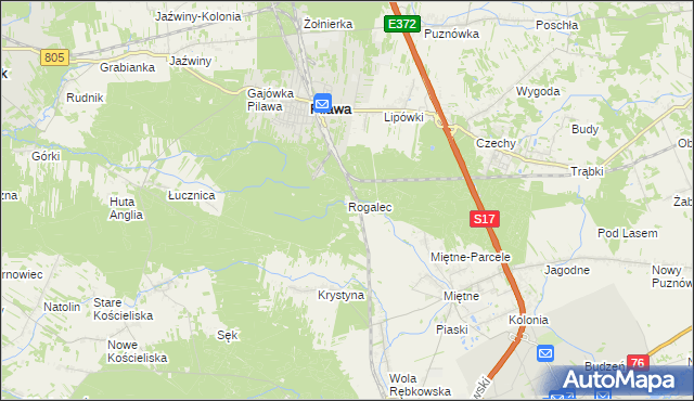 mapa Rogalec, Rogalec na mapie Targeo