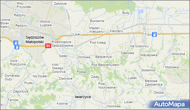 mapa Będziemyśl, Będziemyśl na mapie Targeo