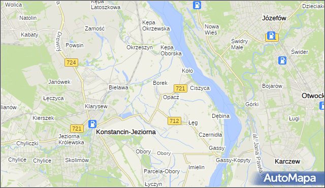 mapa Opacz, Opacz na mapie Targeo