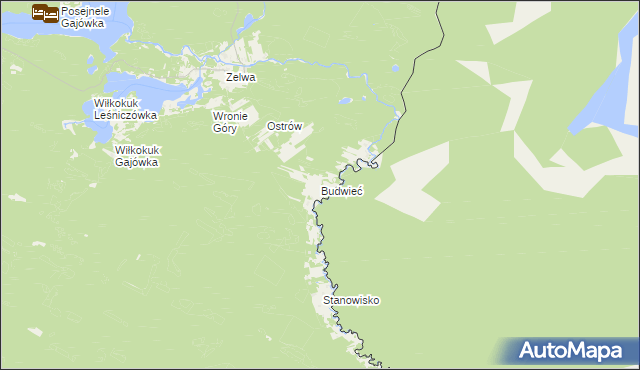 mapa Budwieć, Budwieć na mapie Targeo