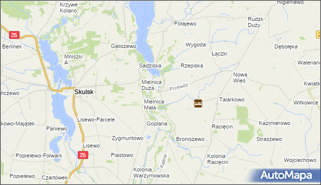 mapa Przewóz gmina Piotrków Kujawski, Przewóz gmina Piotrków Kujawski na mapie Targeo