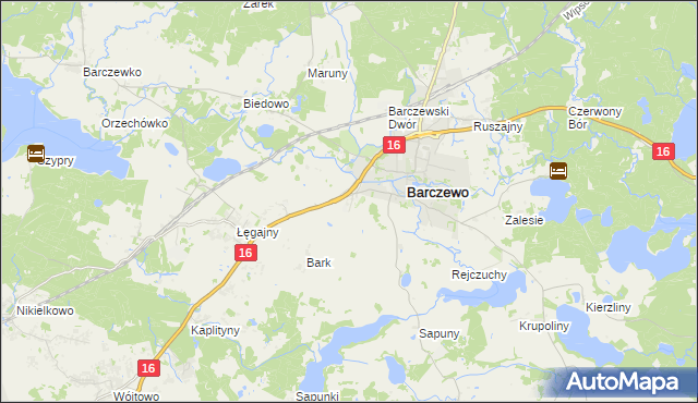 mapa Wrócikowo, Wrócikowo na mapie Targeo