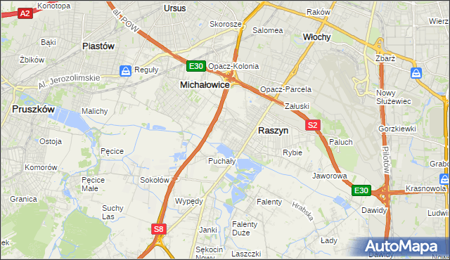 mapa Nowe Grocholice, Nowe Grocholice na mapie Targeo
